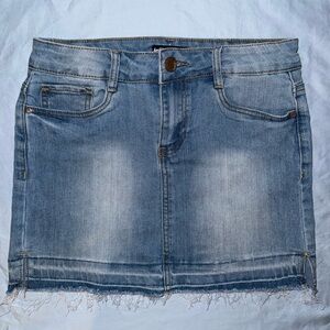 Mini Jean Skirt